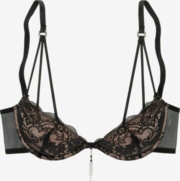 Bustier Soutien-gorge LASCANA en noir : devant