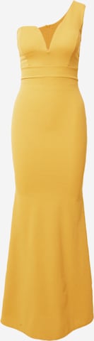 WAL G. - Vestido de noche 'GIGI' en amarillo: frente