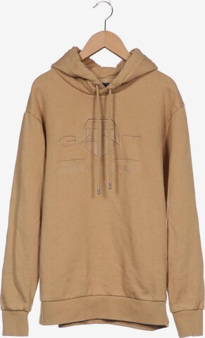 GANT Sweatshirt & Zip-Up Hoodie in L in Brown: front
