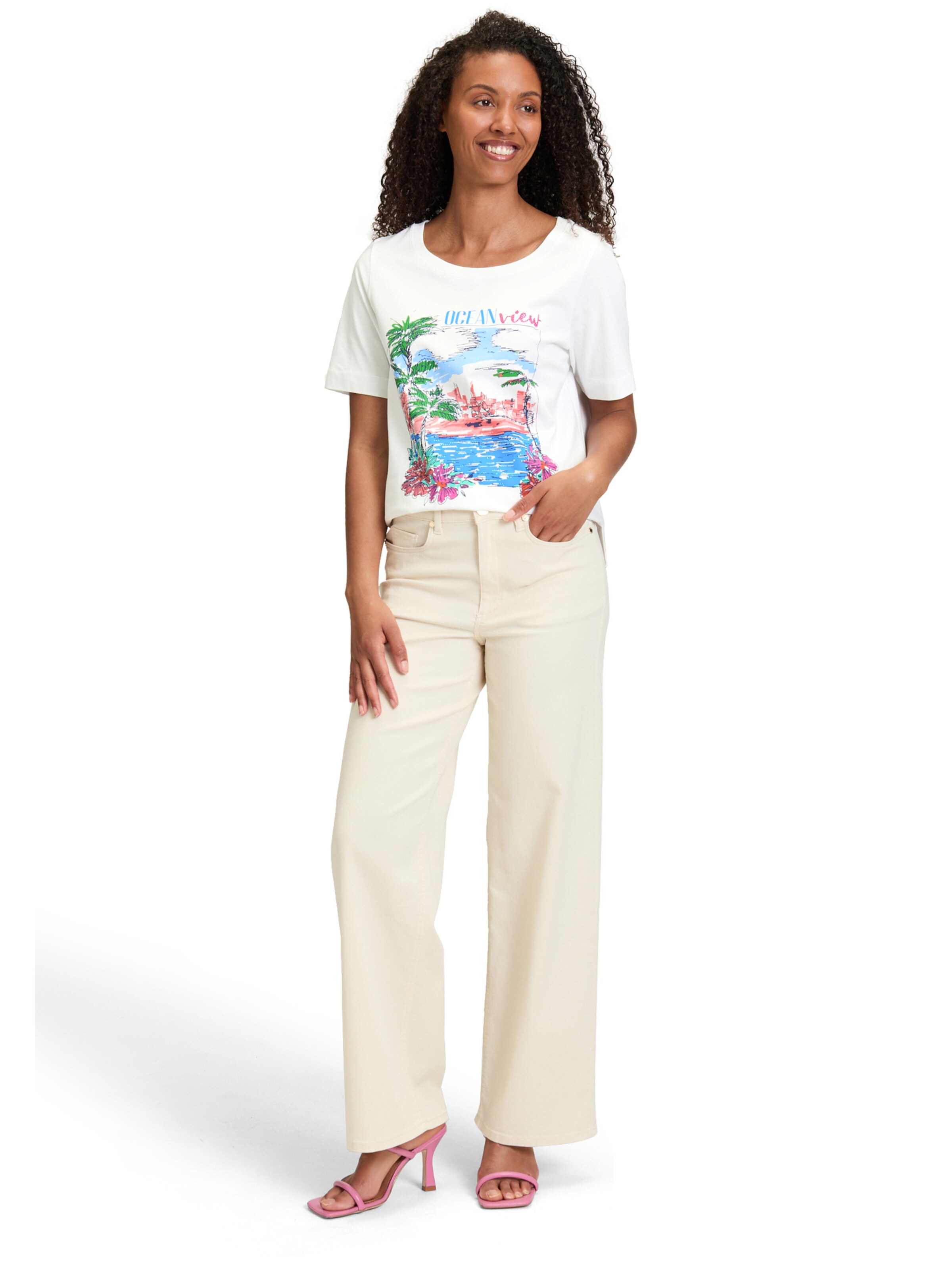 T-shirt Betty Barclay en blanc