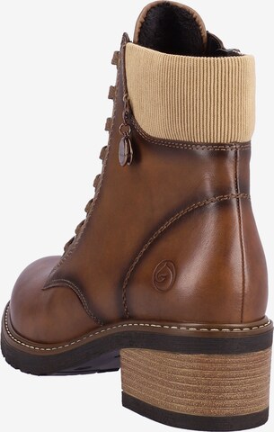 REMONTE Lace-Up Ankle Boots in Brown