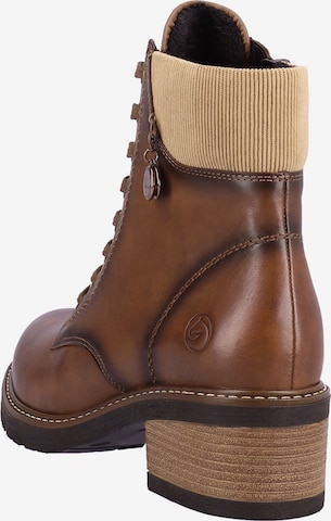 REMONTE Lace-up bootie in Brown