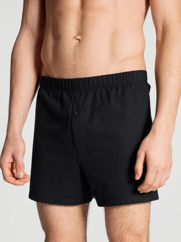 CALIDA Boxer shorts 'Cotton Code' in Black