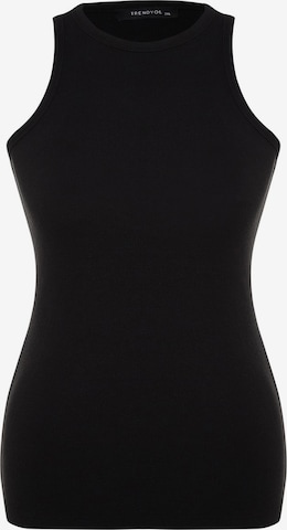 juoda Trendyol Curve Apatiniai marškinėliai: priekis