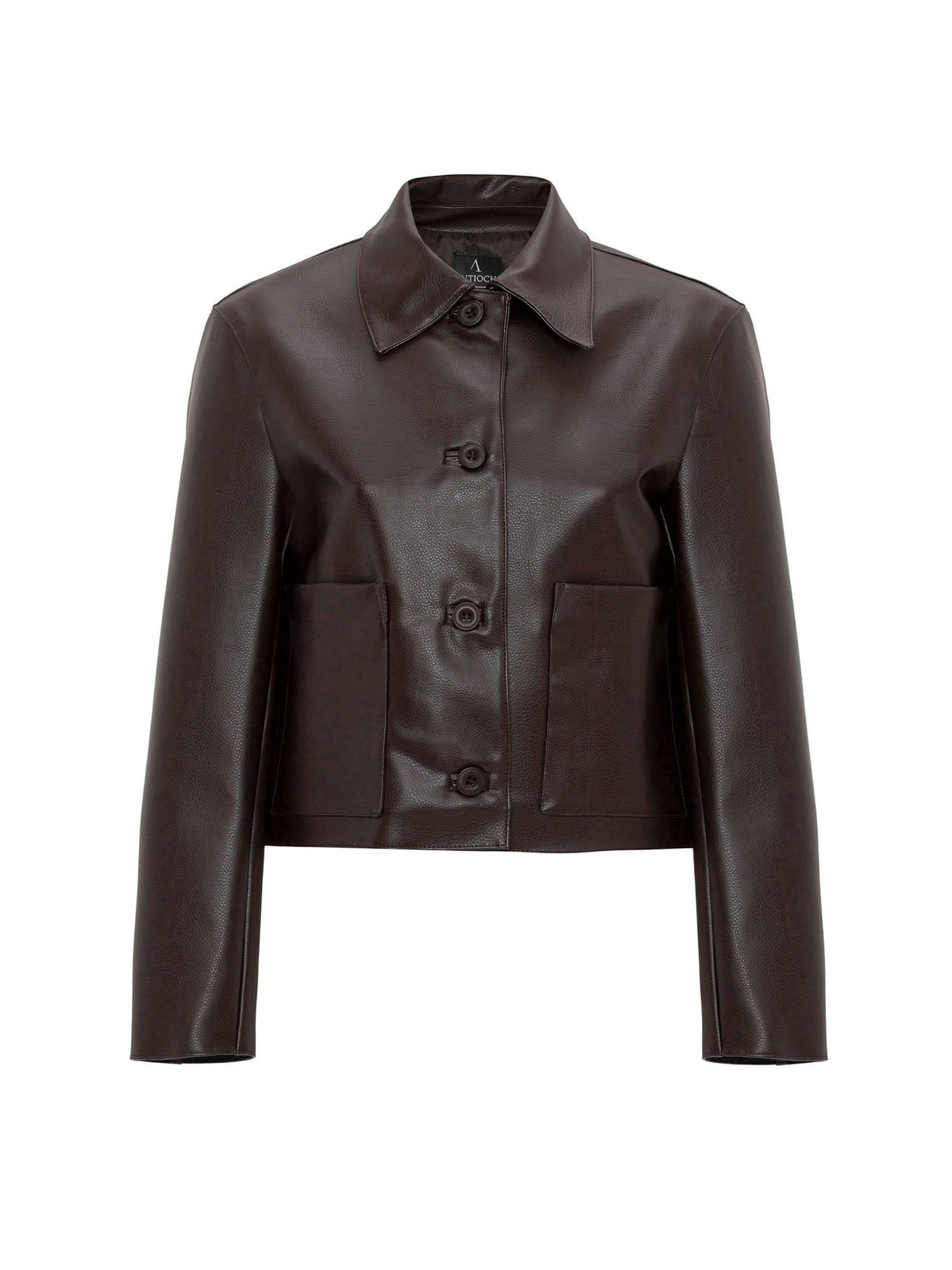 Antioch Přechodná bunda – hnědá: přední strana