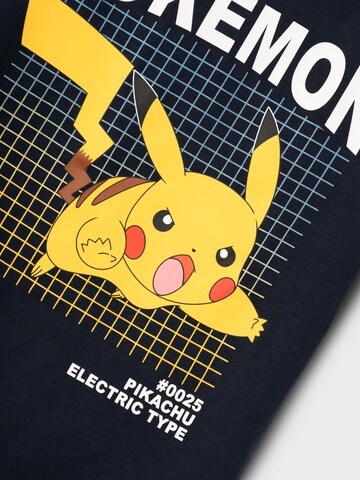 NAME IT Shirt 'AMOS POKEMON' in Blue