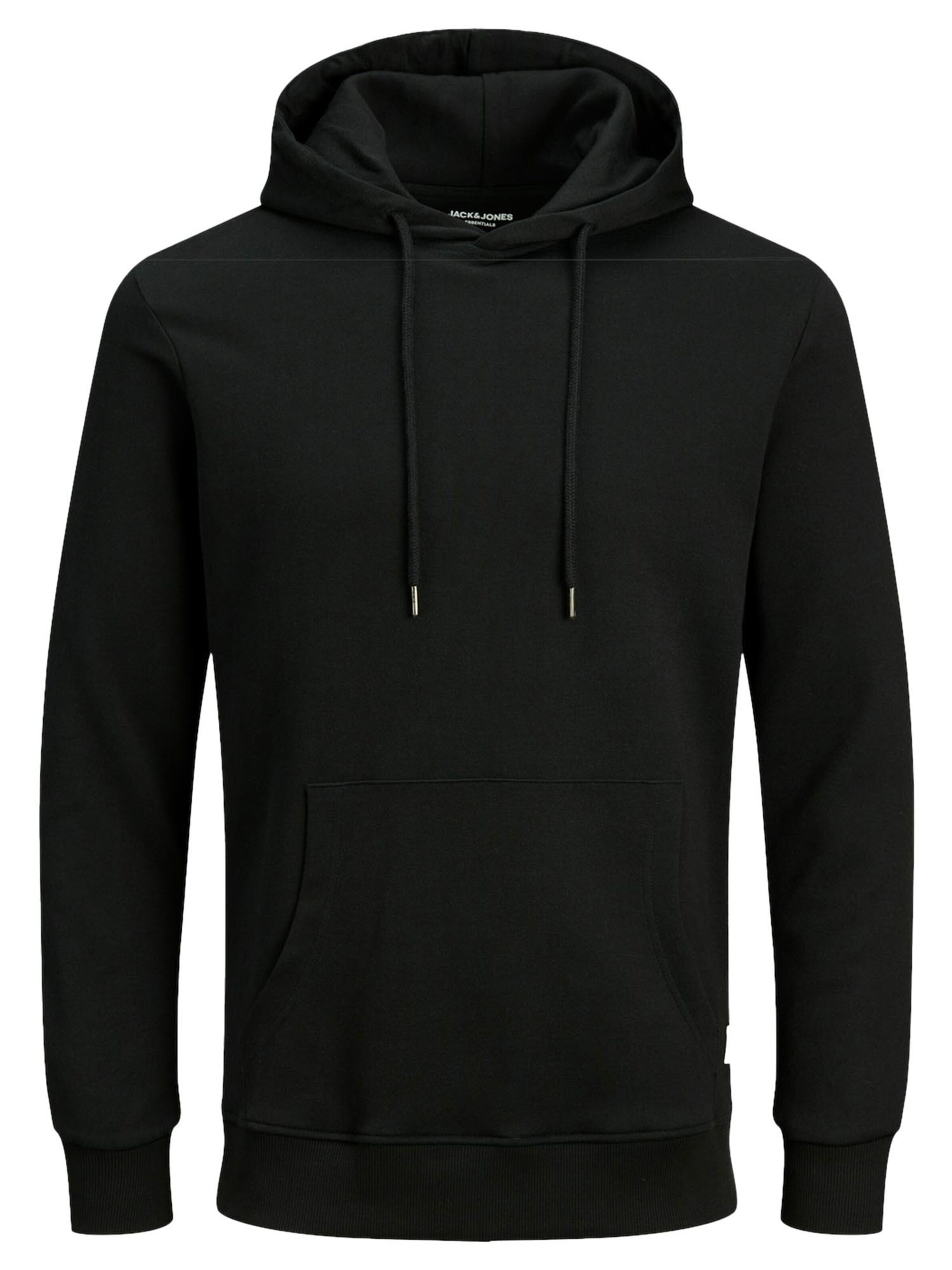 JACK & JONES Sweatshirt 'Basic'‌‌‌‌‌‌‌ in Schwarz: Vorderseite