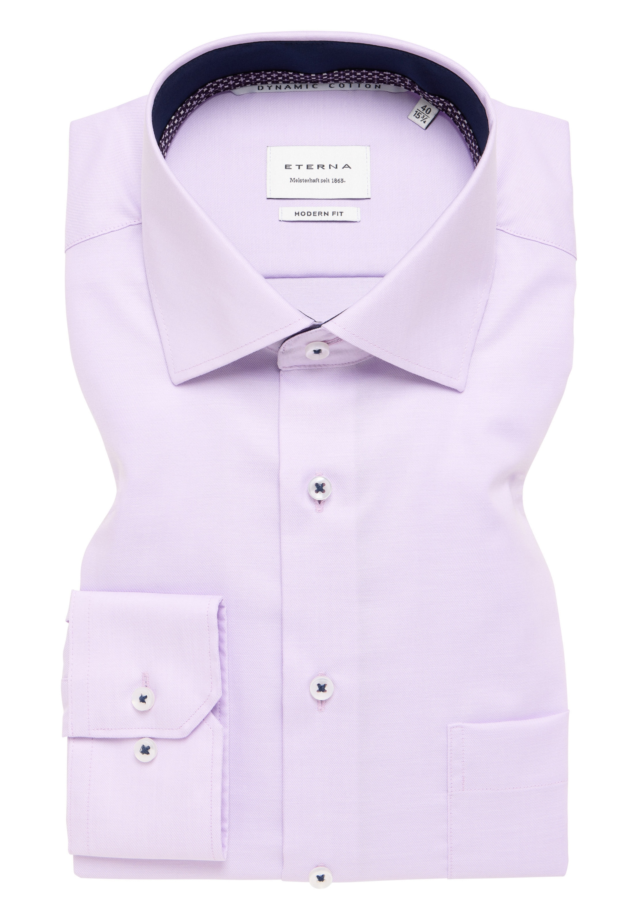ETERNA Regular Fit Hemd in Lila