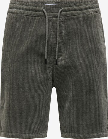 Loosefit Pantalon 'LINUS' Only & Sons en gris : devant