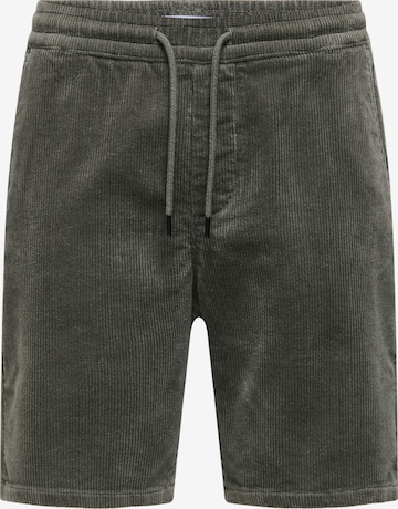 Pantalon 'LINUS' Only & Sons en gris : devant