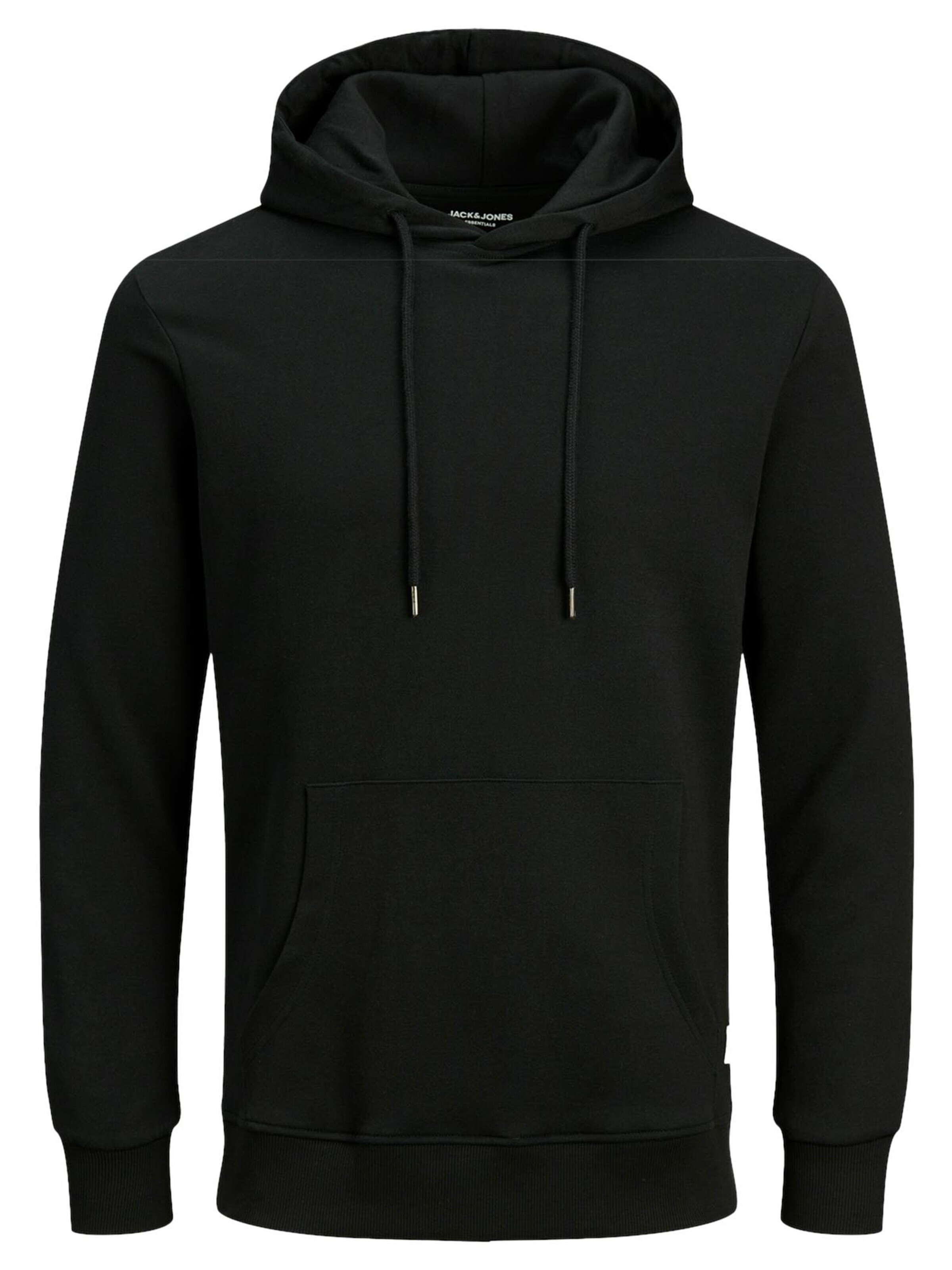 JACK & JONES Sweatshirt 'Basic'‌‌‌‌‌‌ in Schwarz: Vorderseite