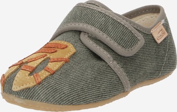 Living Kitzbühel Slippers 'Tiger' in Green: front