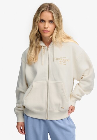 Superdry & Co Dressipluus, värv valge: eest vaates