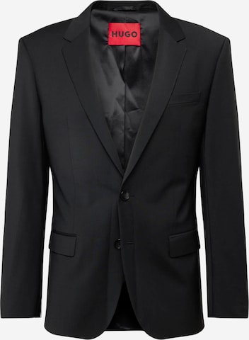 Coupe regular Veste de costume 'Henry' HUGO Red en noir : devant