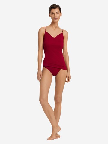Hanro Unterhemd 'Cotton Seamless'‌ in Rot
