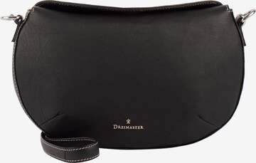 Borsa a tracolla di DreiMaster Klassik in nero: frontale