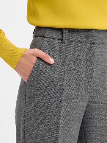 Cambio Wide leg Bandplooibroek ' California ' in Grijs