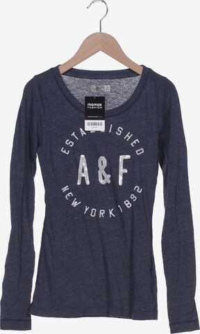 Abercrombie & Fitch Langarmshirt XS in Blau: predná strana