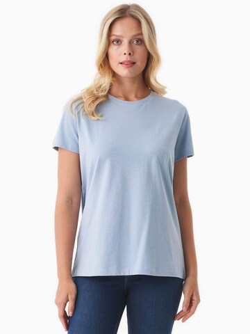Organication T-Shirt in Blau: Vorderseite