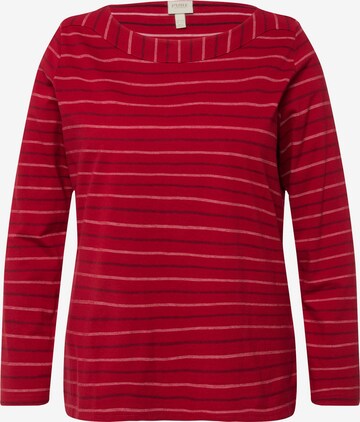 Ulla Popken Shirt in Rood: voorkant