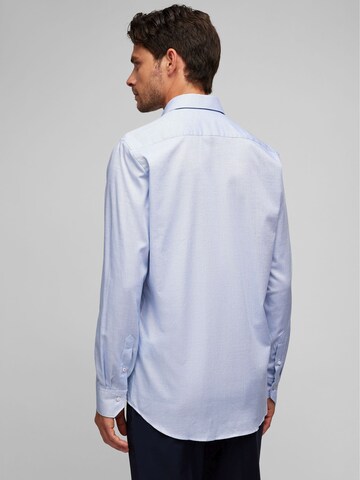 HECHTER PARIS Slim Fit Hemd in Blau