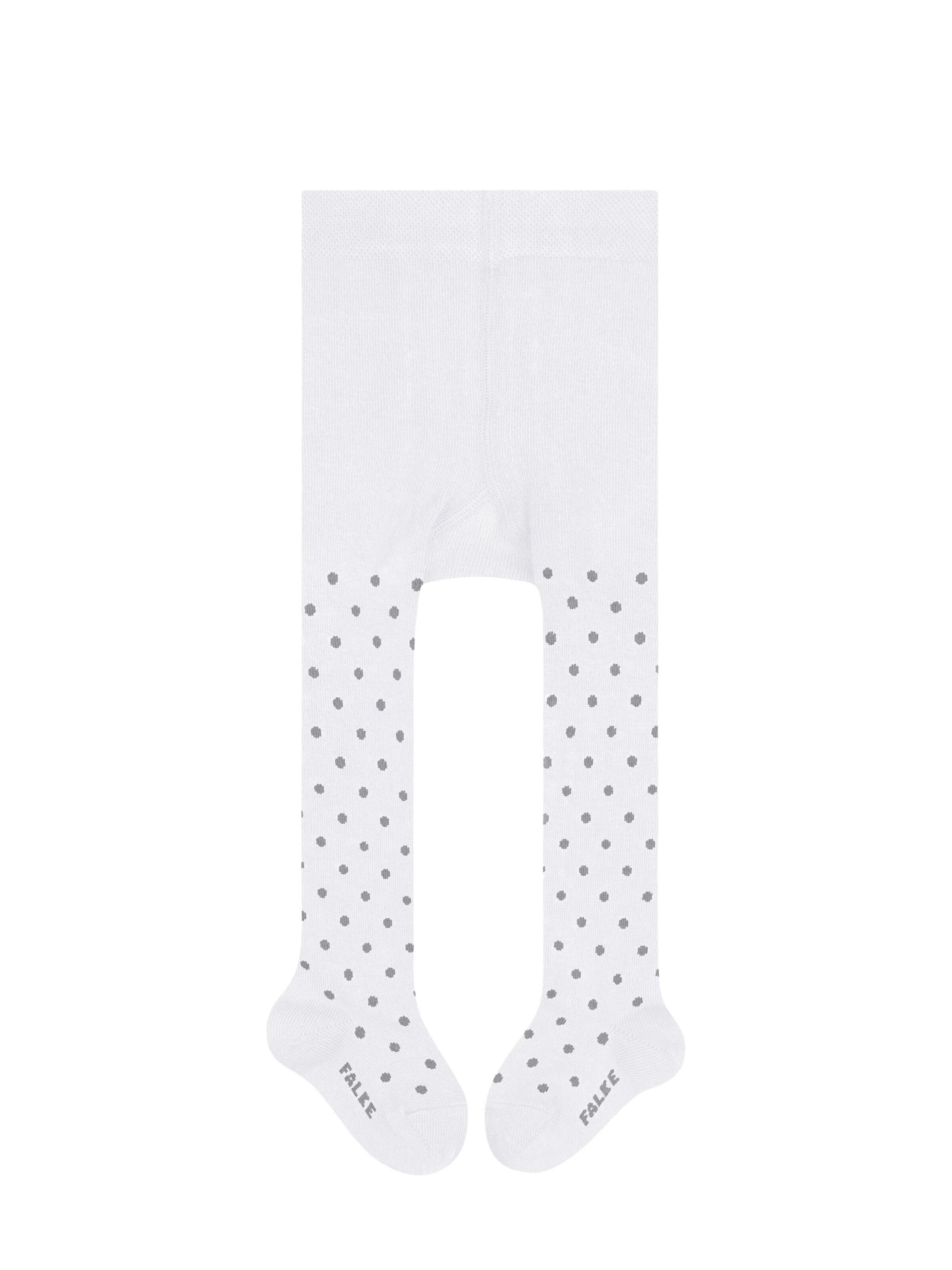 FALKE Tights 'Little Dot' in White: front