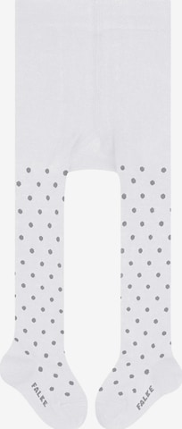 FALKE Tights 'Little Dot' in White: front