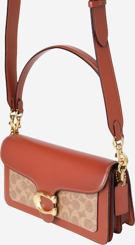 COACH Handväska i brun: framsida