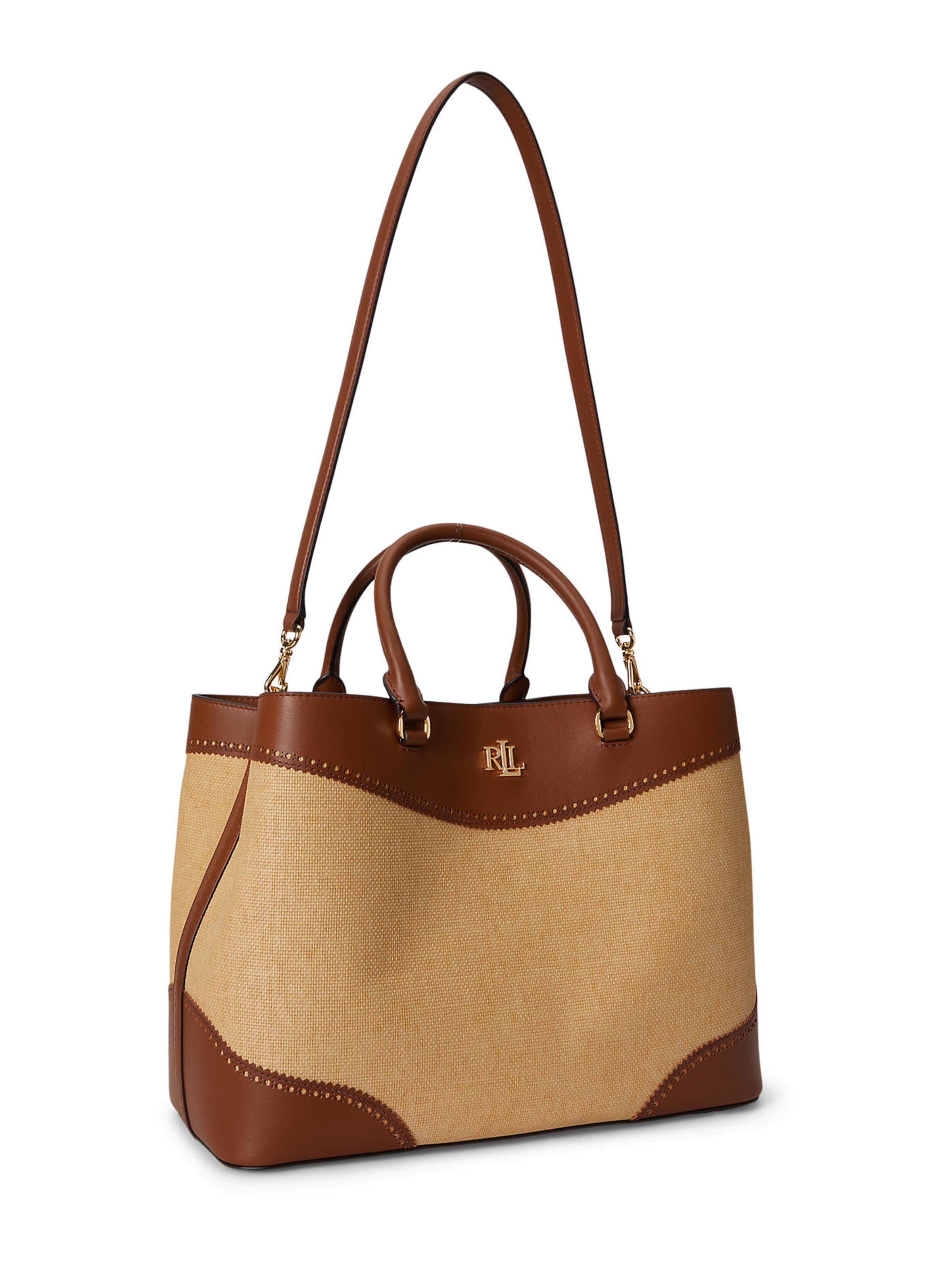 Lauren Ralph Lauren Ročna torbica 'MARCY' | bež barva