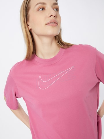 rožinė NIKE Sportiniai marškinėliai