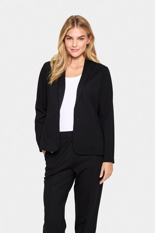 SAINT TROPEZ Blazer 'GennySZ' i sort: forside
