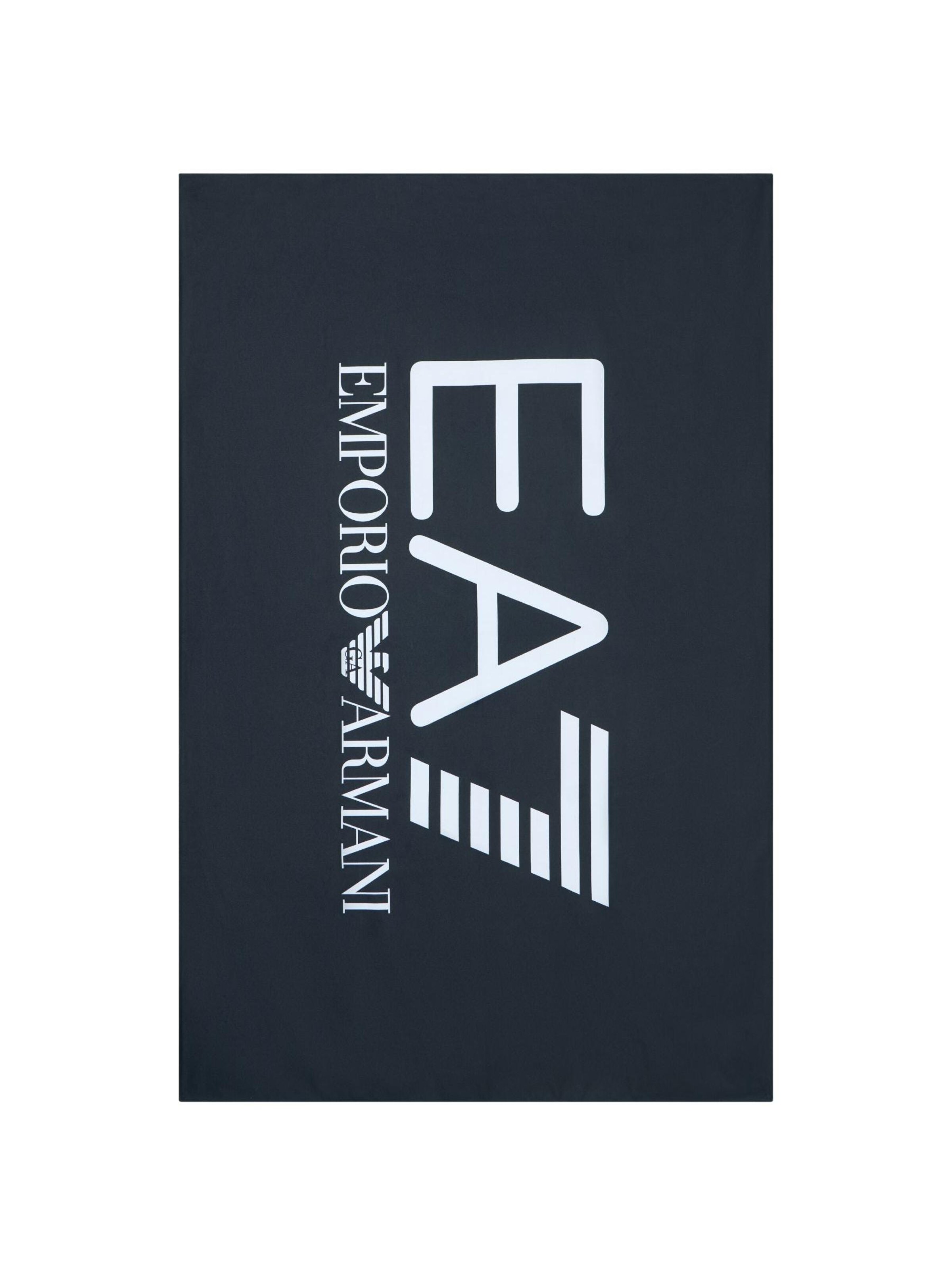 EA7 Emporio Armani - Toalla en azul: frente