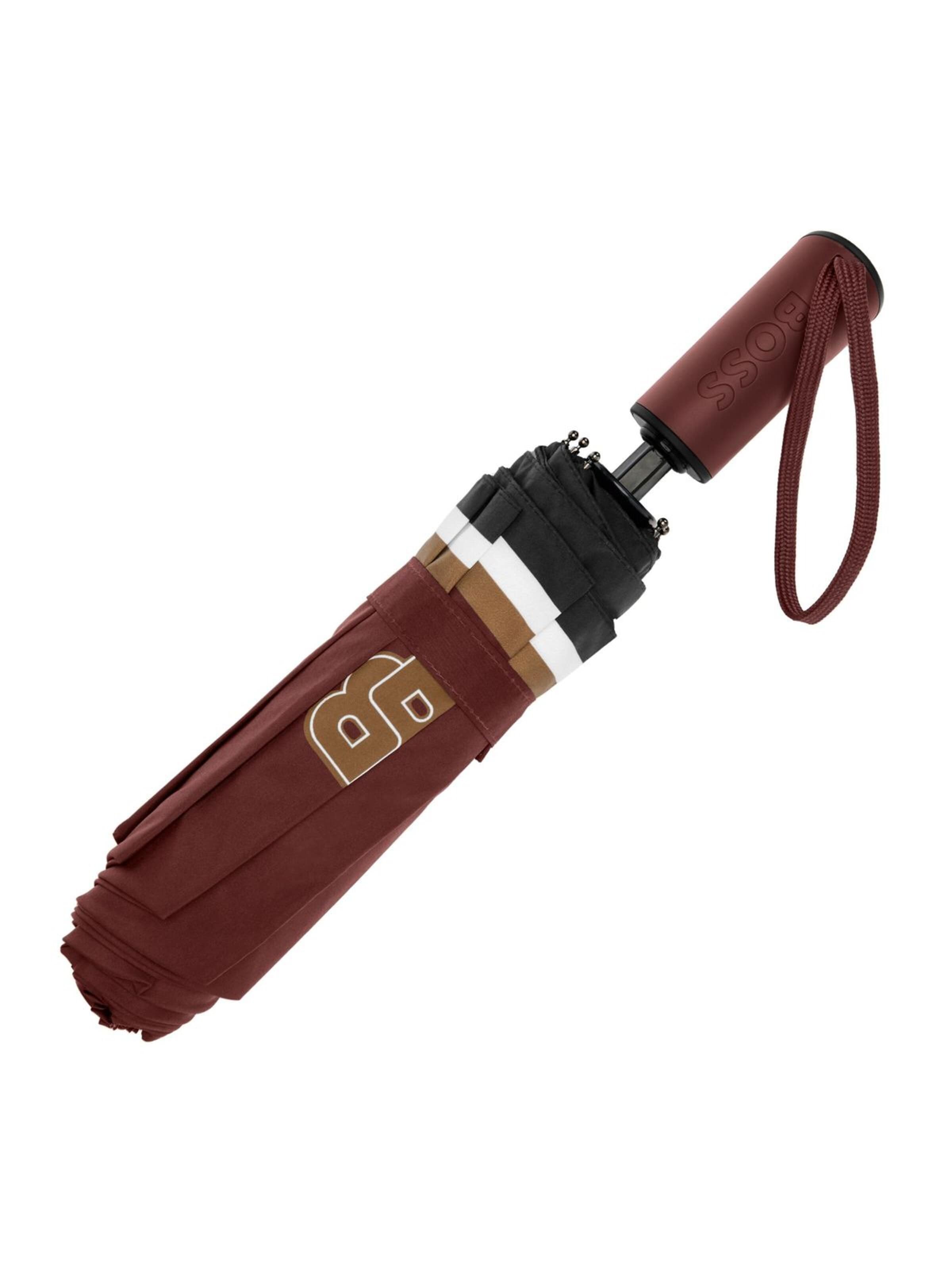 BOSS Paraplu 'Pocket umbrella Varsity' in Rood