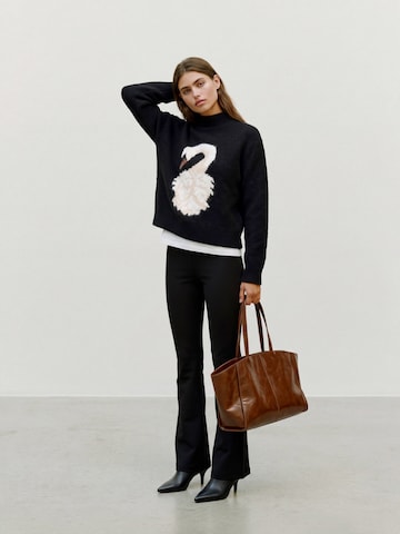 VERO MODA Pulóver 'VMSWAN' - fekete