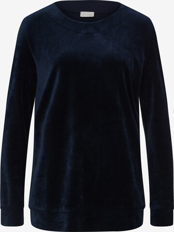 Hanro Sweatshirt 'Favourites' in Blauw: voorkant