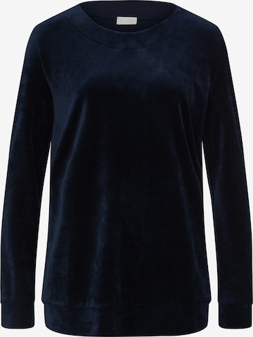 Hanro Sweatshirt 'Favourites' in Blauw: voorkant
