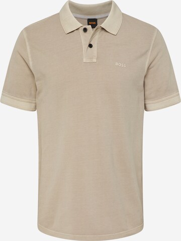 T-Shirt 'Prime' BOSS en beige : devant