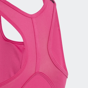 ADIDAS PERFORMANCE T-Shirt Sport-BH 'PowerReact' in Pink