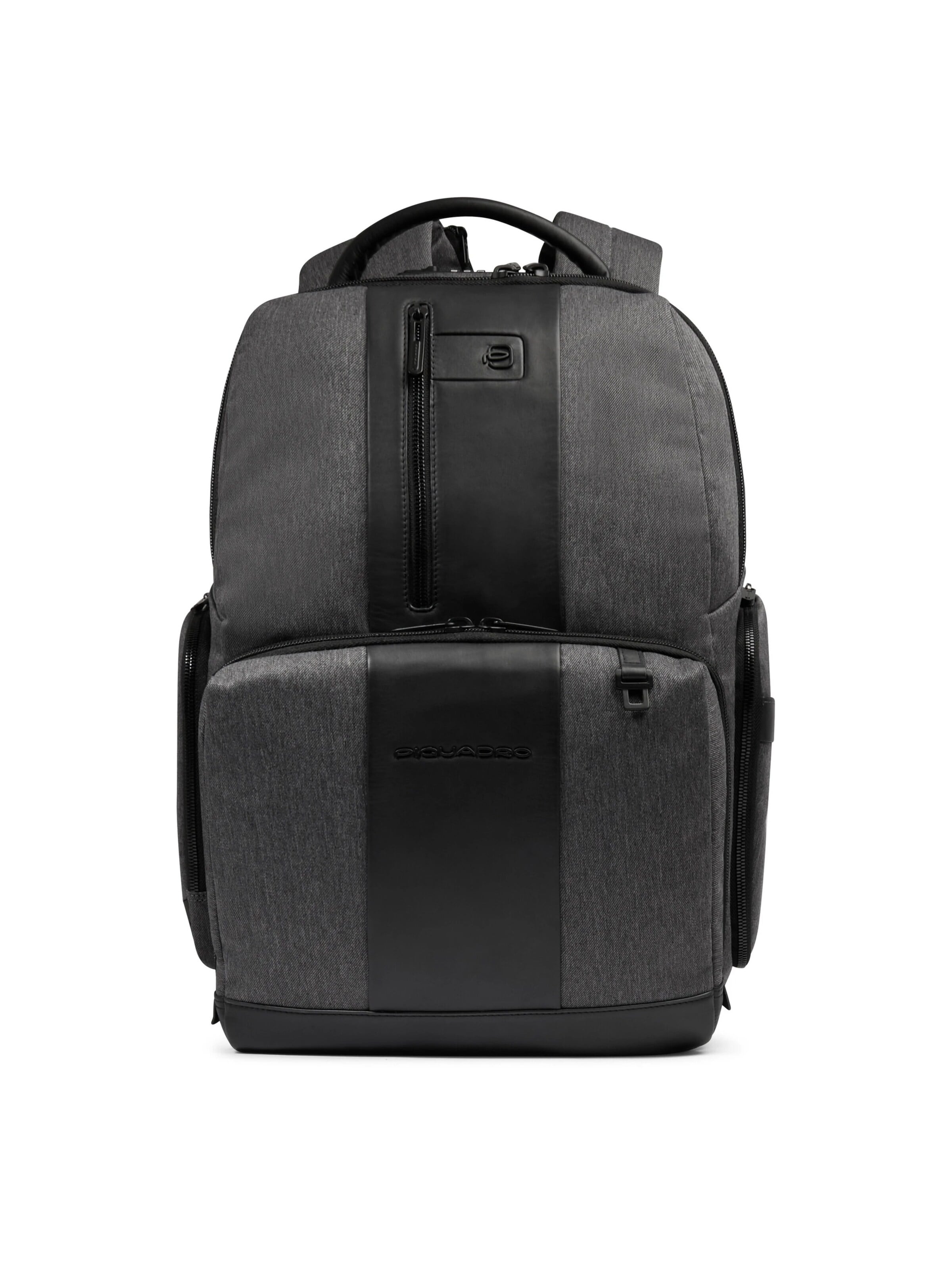 Sac à dos Piquadro en gris : devant