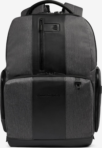 Sac à dos Piquadro en gris : devant