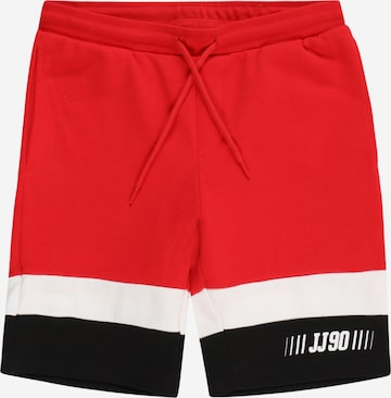Jack & Jones Junior Normální Kalhoty 'MATEO' – červená: přední strana