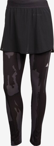 ADIDAS PERFORMANCE Športne hlače 'New York 2-in-1' | siva barva: sprednja stran
