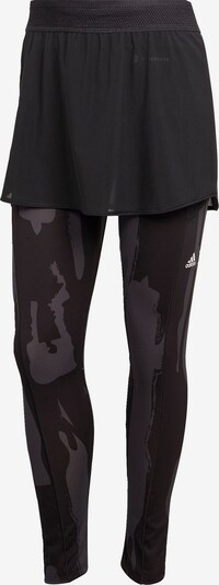 ADIDAS PERFORMANCE Sportsbukse 'New York 2-in-1' i grå / svart / hvit, Produktvisning