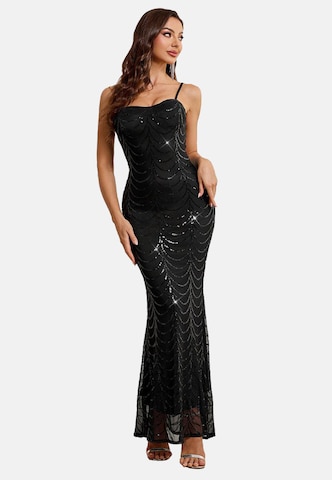Moda Minx Abendkleid 'Kaz' in Schwarz