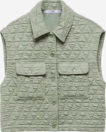 MANGO Vest 'Limba' in Green: front