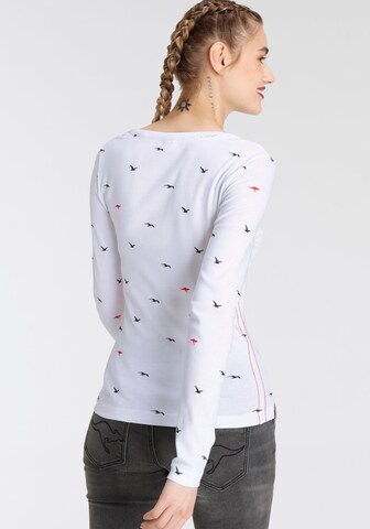 KangaROOS Shirt in Weiß
