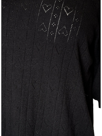Zizzi Blouse 'MELLA' in Zwart