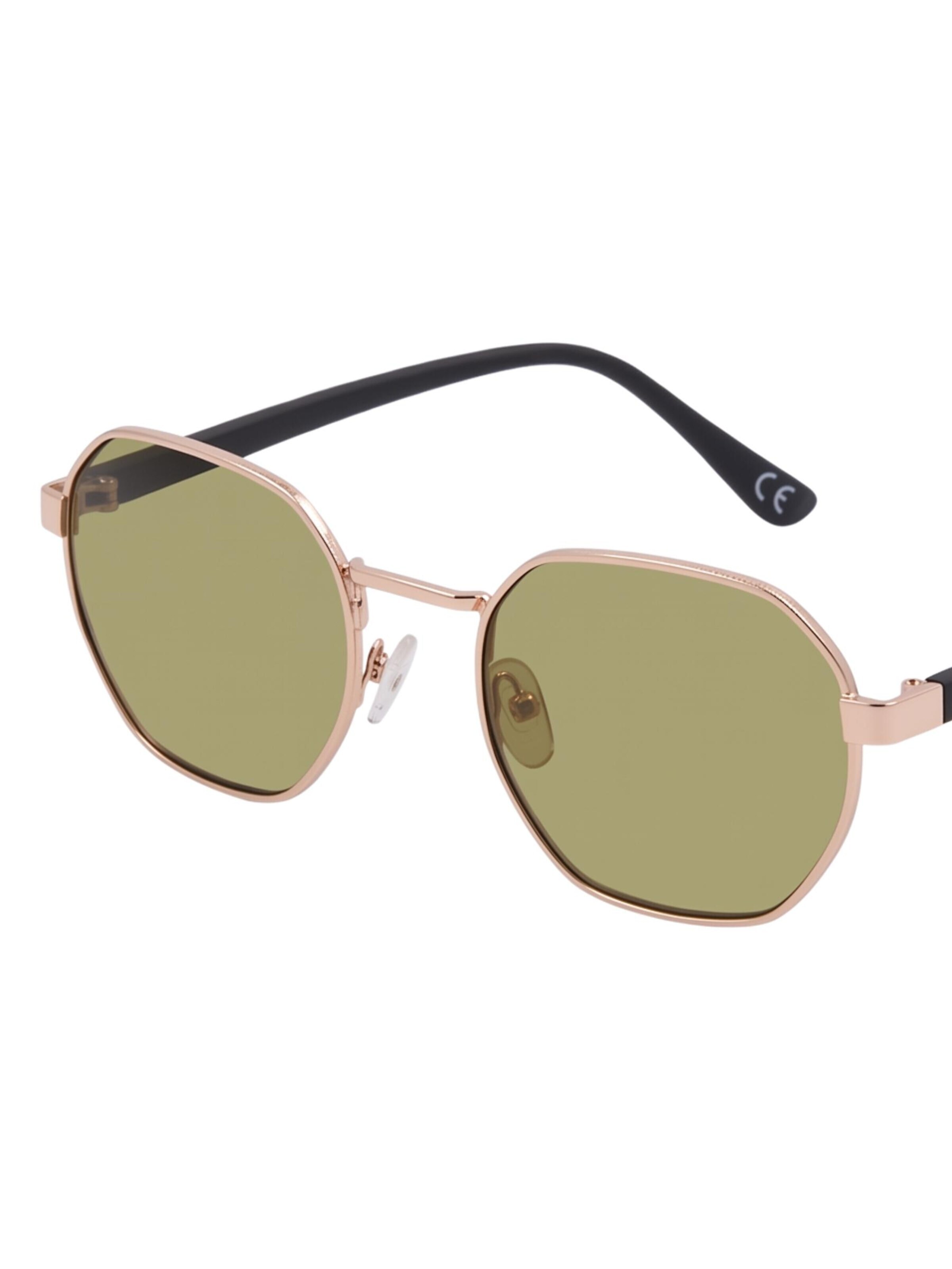 Lunettes de soleil 'Solo-Solis Classic Hexagon Sonnenbrille' Maxte en vert