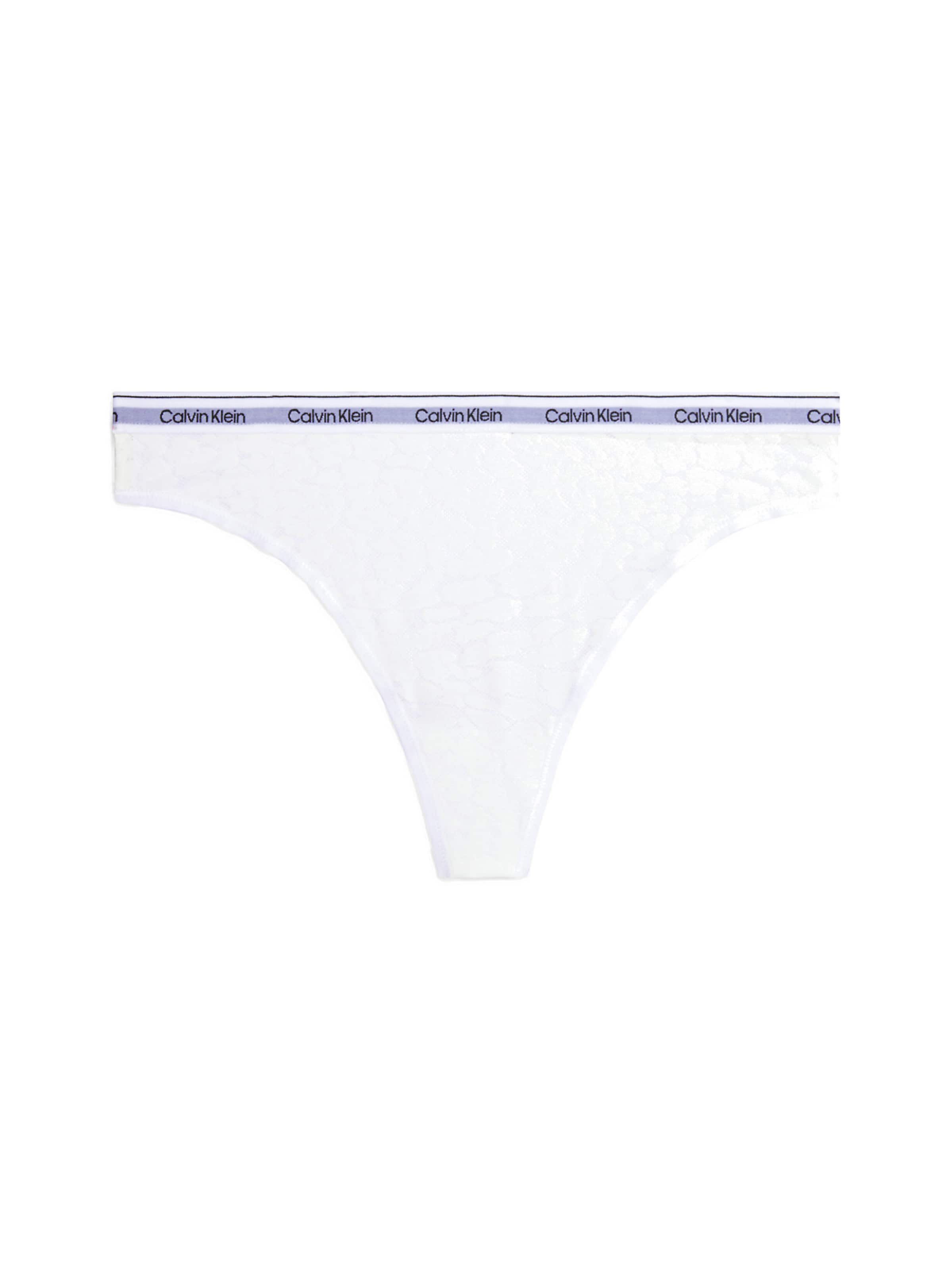 Calvin Klein Underwear String in White: front
