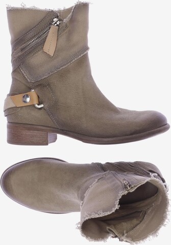 MANAS Dress Boots in 37 in Beige: front